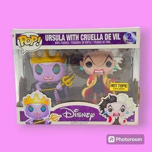 Funko POP! Disney Ursula with Cruella De Vil Exclusive 2 Pack Vinyl Figures